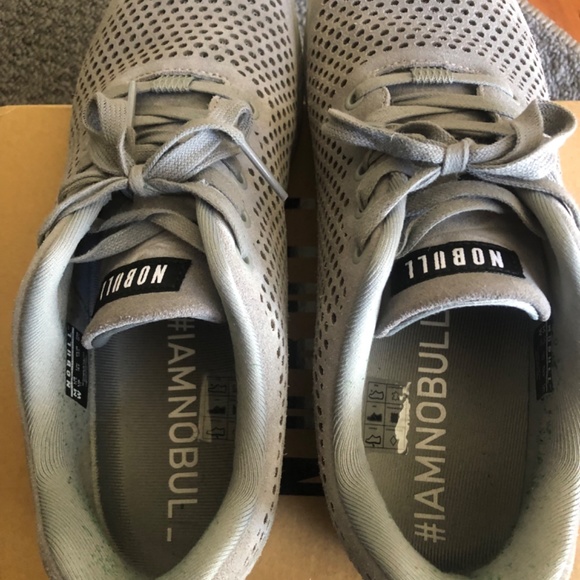 Nobull suede trainer cement size 11 1/2 mens - Picture 3 of 6